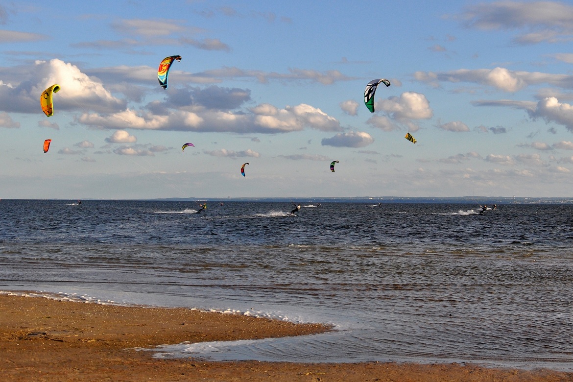 Kitesurfing, Mierzeja Helska