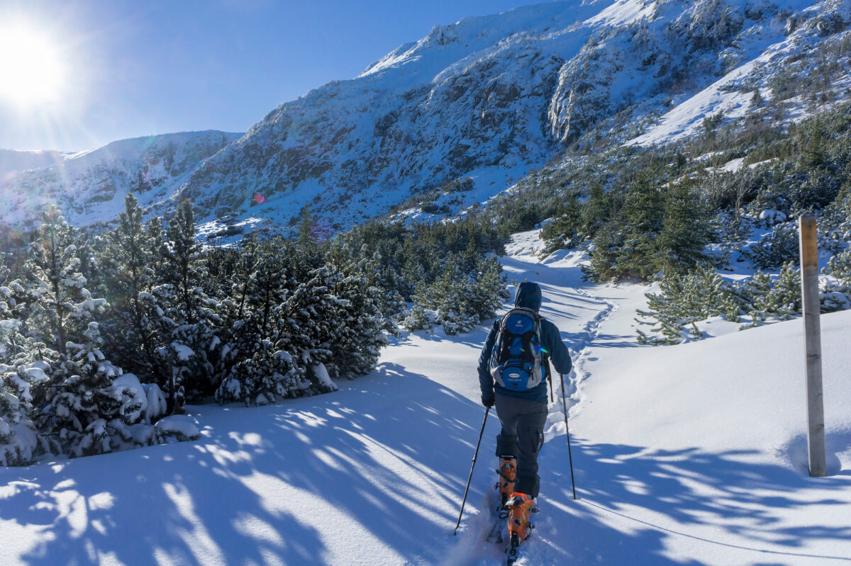 Karkonosze w zimowej scenerii